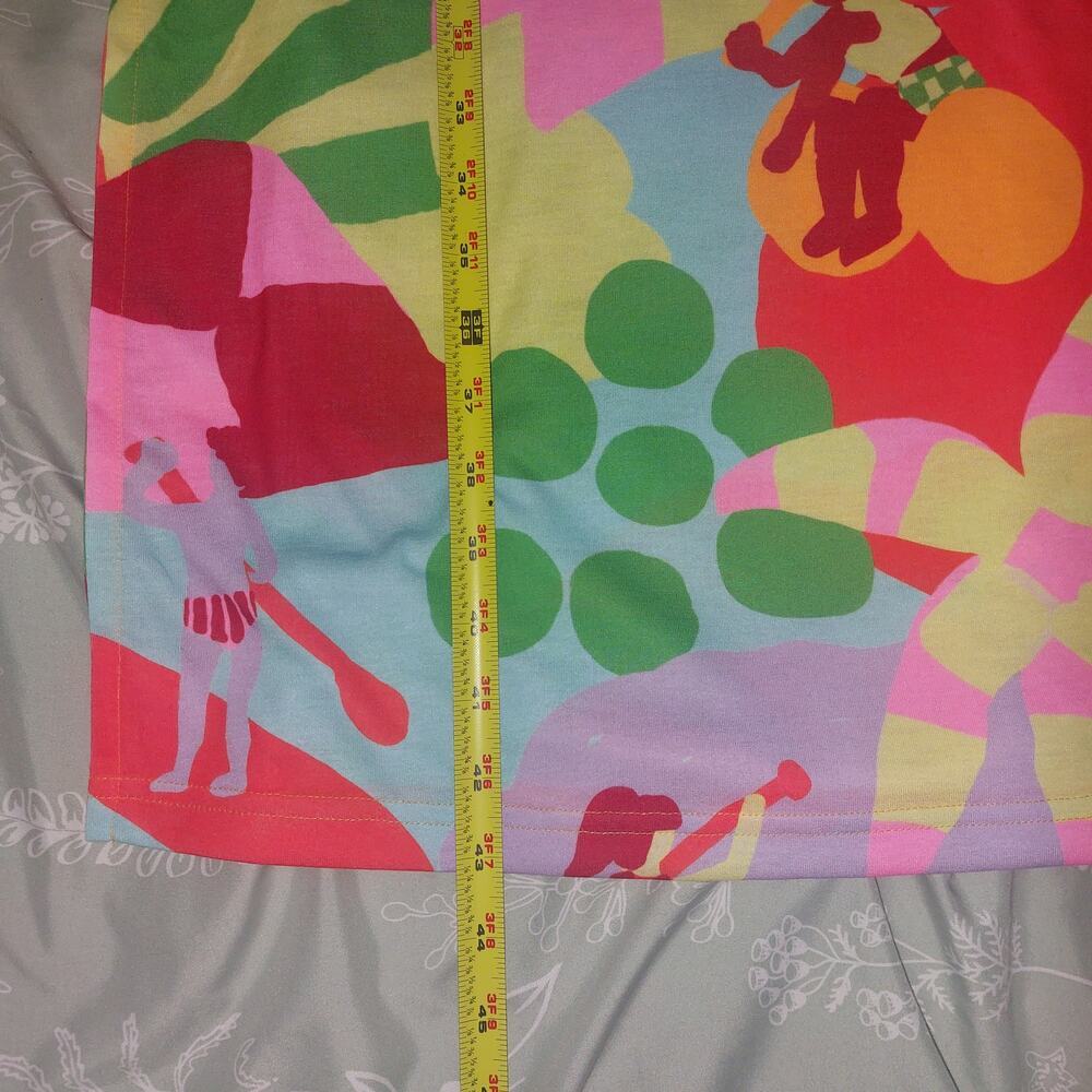 Adidas x Farm Rio Dress Training Midi Dress Gold/ Semi Solar red Love Island - Picture 14 of 14